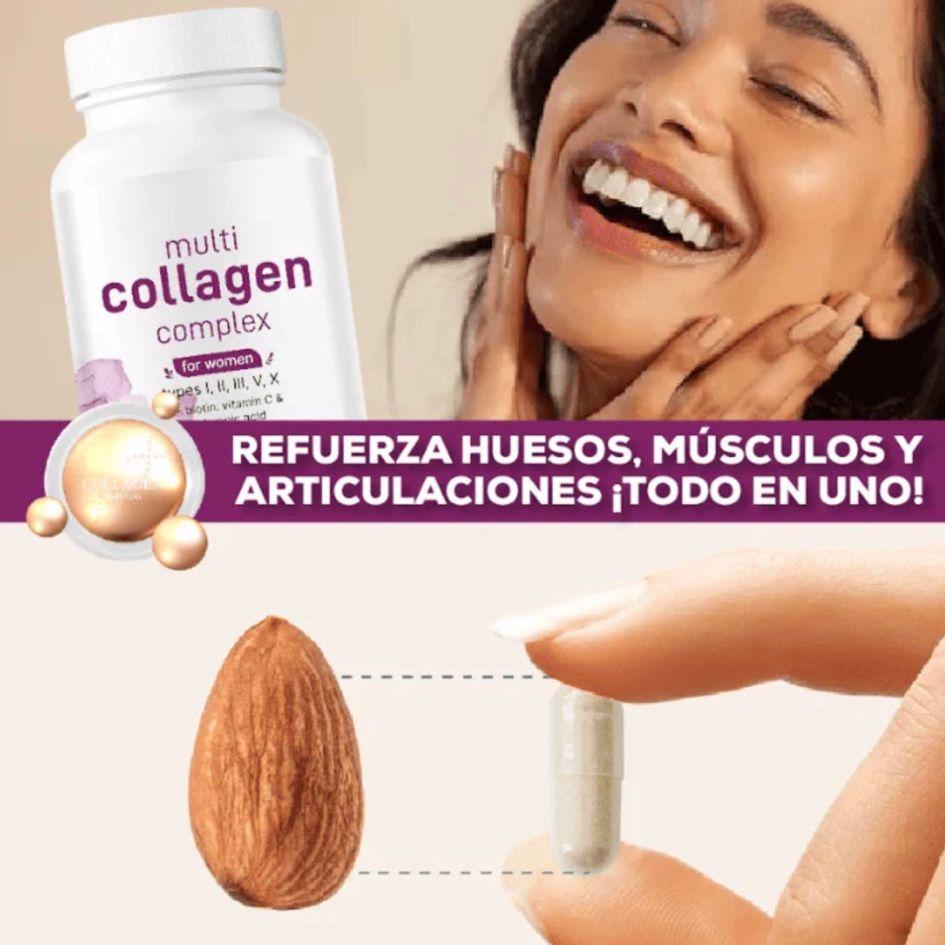 Multi Colágeno Complex™ | Resultados Reales + Belleza Natural