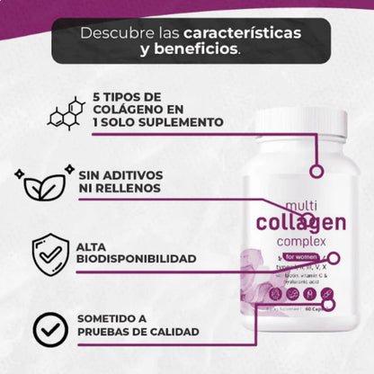 Multi Colágeno Complex™ | Resultados Reales + Belleza Natural