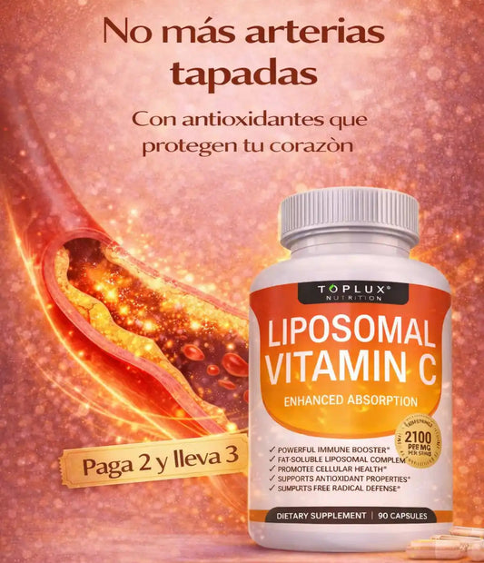 🛡️ToPlux™ Liposomal con Vitamina C | 3x2 IMPORTADO 🇺🇸