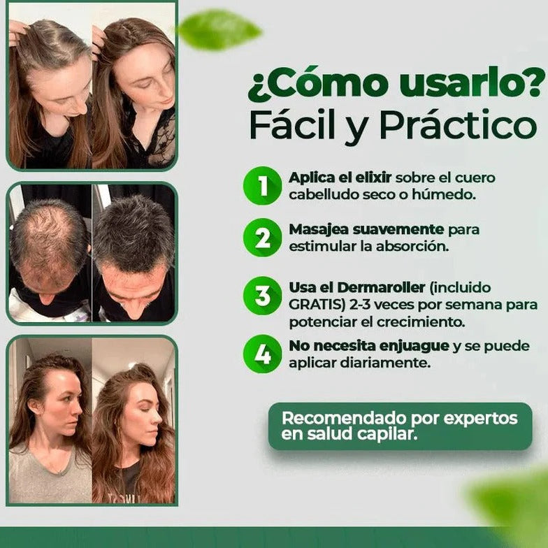 OUHOE Spray Capilar™ | Cabello Fuerte y Abundante